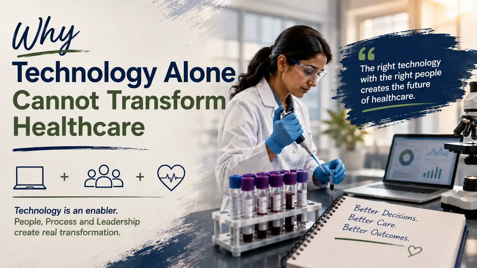 Why Technology Alone Cannot Transform Healthcare